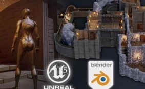 Blender和UE5暗黑地牢RPG游戏制作